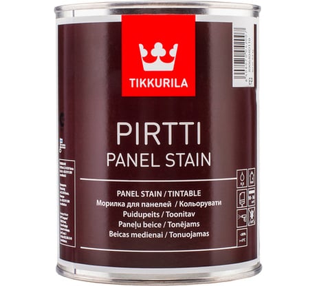 Водоразбавляемая морилка на акрилатной основе TIKKURILA PIRTTI PANEL STAIN 2,7л 8906404D130