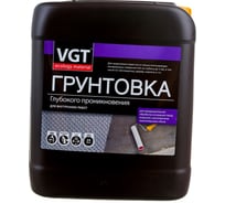 Грунтовка глубокого проникновения VGT ВД АК 0301 для внутр. работ 5 кг 11602979