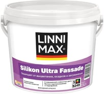 Краска силиконовая для наружных работ LINNIMAX Silikon Ultra Fassade / Силикон Ультра Фасад База 1, 2,5 л 948105496