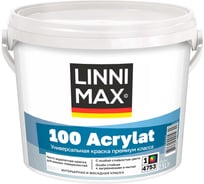 Краска для фасадов и интерьеров LINNIMAX 100 ACRYLAT CAPAROL AMPHIBOLIN база 1, 2,5 л 948105565