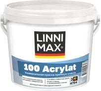 Краска для фасадов и интерьеров LINNIMAX 100 ACRYLAT CAPAROL AMPHIBOLIN база 3, 2,35 л 948105571