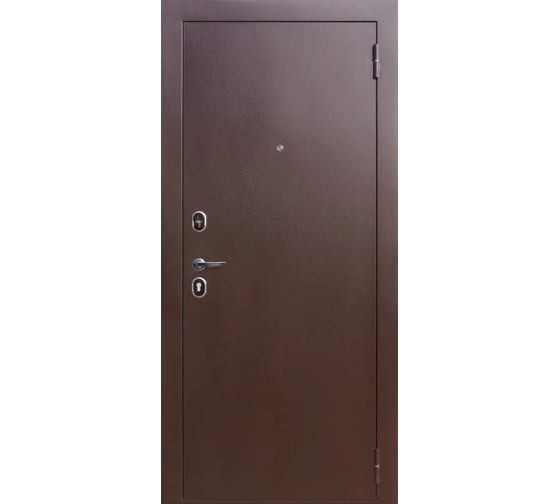 Дверь входная DIVA Foreman Ф-5 2050x860 правая антик медь - дуб белый УТ-00082802