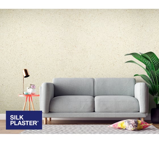 Жидкие обои Absolute Крем-брюле 868 гр Silkplaster A153
