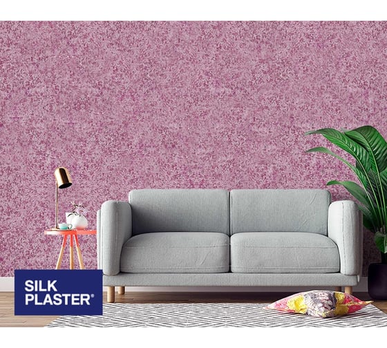 Жидкие обои Absolute Фиолетовый 1.3 кг Silkplaster A425