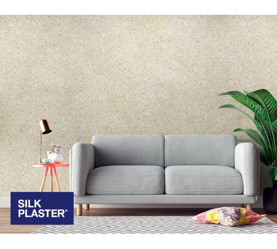 Жидкие обои Absolute Светло-бежевый 1.115 кг Silkplaster A403