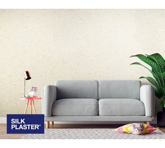Жидкие обои Absolute Кремовый 833 гр Silkplaster A301