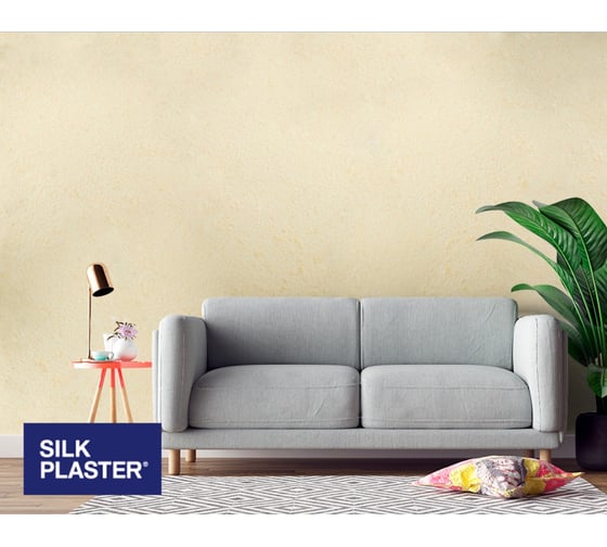 Жидкие обои Absolute Светло-желтый 743 гр Silkplaster A202