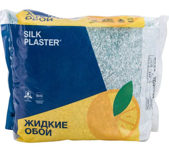 Жидкие обои Absolute Изумрудно-зеленый 1.053 кг Silkplaster A255