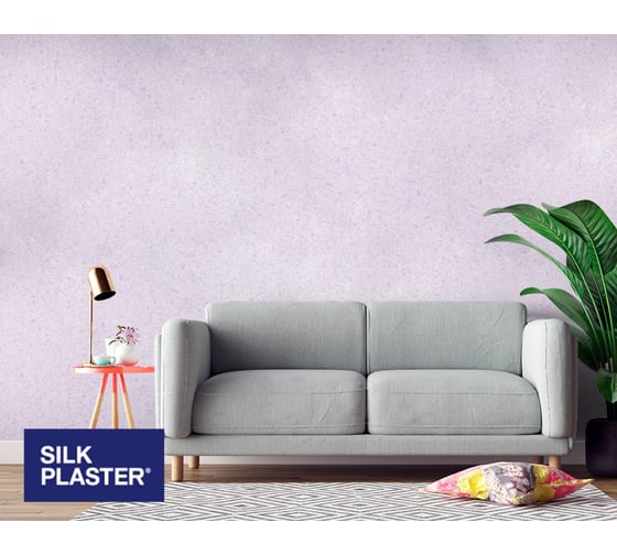 Жидкие обои Absolute Лавандовый пастельный 743 гр Silkplaster A205