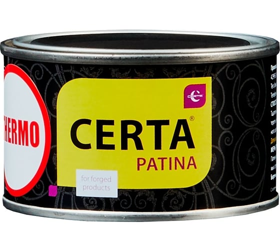 Термостойкая краска CERTA PATINA до 700С серебро 0,08кг PATR0040