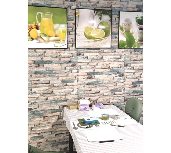 Стеновые панели ПВХ HOUSEHOLD 70x77 упак. 10 0130