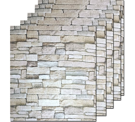 Стеновые панели ПВХ HOUSEHOLD 70x77 упак. 10 fc-26