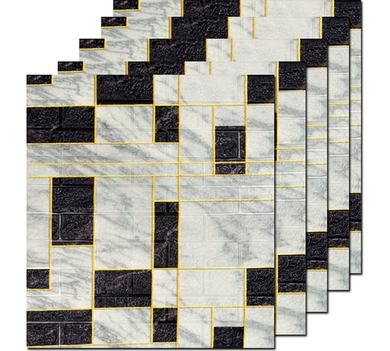 Стеновые панели ПВХ HOUSEHOLD 70x77 упак. 10 PAHA-91