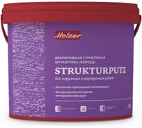 Штукатурка декоративная Strukturputz R 30 (25 кг; зерно 3 мм) Holzer 1505