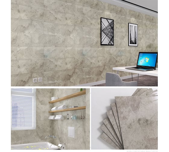 Плитка самоклеящаяся HOUSEHOLD 30x60 упак. 18 WB-560-1_18