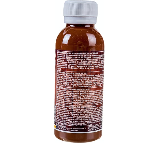 Универсальная колеровочная паста Palizh №212 WOOD 0,1л тик 11598393