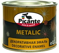 Декоративная эмаль Picante METALIC RAL 0212 крупнозернист.серебро 0,2кг 11370-0212.0,2