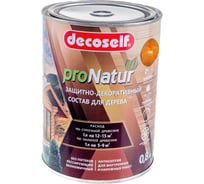 Лессирующий антисептик для дерева Pufas тик Decoself 0,8л тов-200289