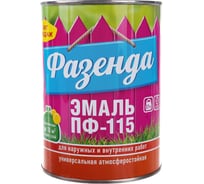 Эмаль Ленинградские краски Фазенда ПФ-115 белая 0,9 кг 24290