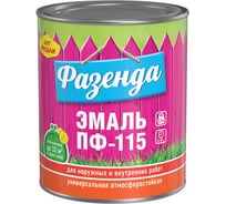Эмаль Ленинградские краски Фазенда ПФ-115 красная 0,9 кг 24300