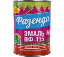 Эмаль Ленинградские краски Фазенда ПФ-115 серая 0,9 кг 24302