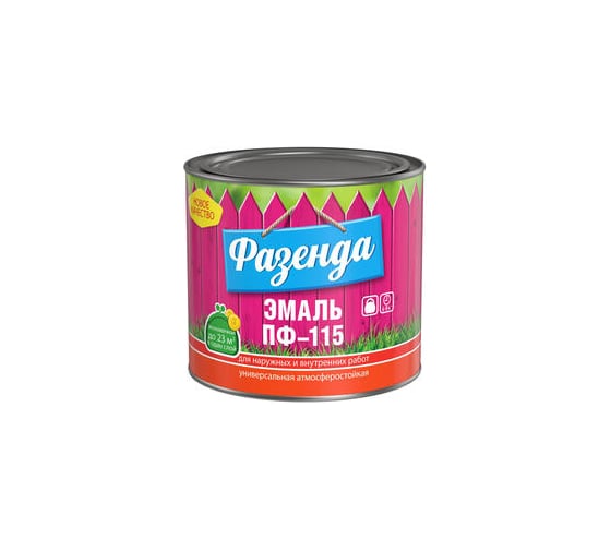 Эмаль Ленинградские краски Фазенда ПФ-115 синяя 2,7 кг 53838 1