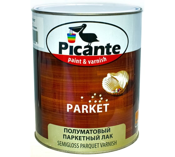 Паркетный лак Picante Parket полуматовый 0,75кг 43010.BB