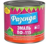 Эмаль Ленинградские краски Фазенда ПФ-115 сурик 2,7 кг 53841