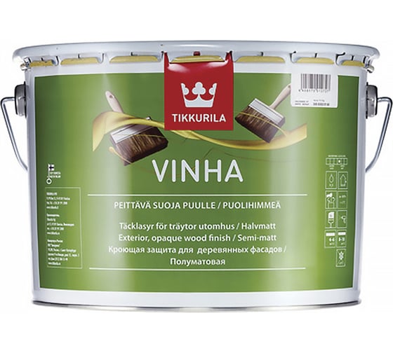 Фасадный антисептик TIKKURILA Vinha база с 18 л 27294 1