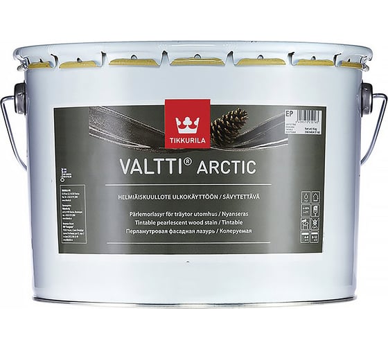 Фасадная лазурь TIKKURILA Valtti Arctic 0,9 л 27199 1