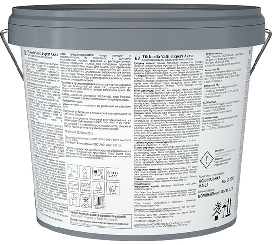 Антисептик Tikkurila VALTTI EXPERT AKVA   дуб п/мат 2,7 л 700009613