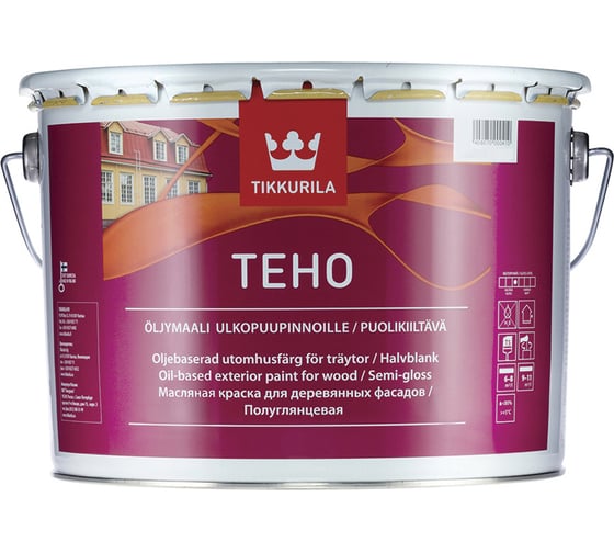 Масляная краска TIKKURILA Teho база с 0,9 л п/глянц. 22213