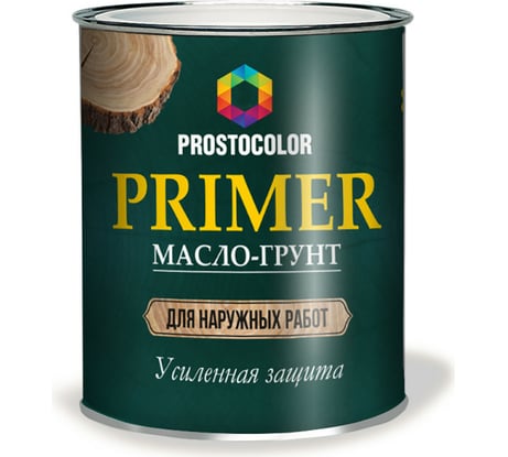 Масло-грунт для наружных работ ПРОСТОКОЛОР PRIMER 0,75 л 95777