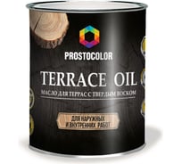 Масло ПРОСТОКОЛОР Prostocolor для террас,белый, 2,2л, 101112