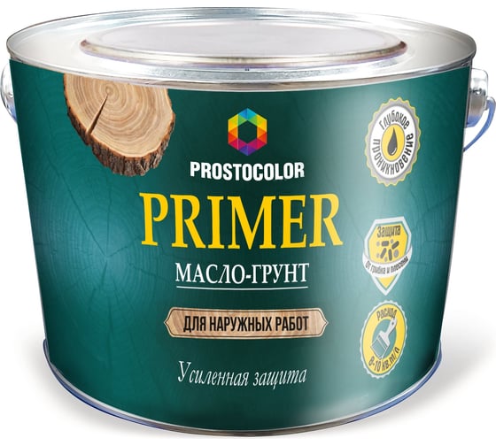Масло-грунт для наружных работ Goodhim ПРОСТОКОЛОР PRIMER 5 л 95791