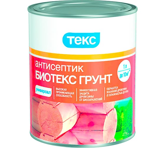 Биоантисептик грунт Текс универсал бесцветный 1 л 135374