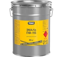 Эмаль Текс стройтекс ПФ-115 красная 20 кг 53337