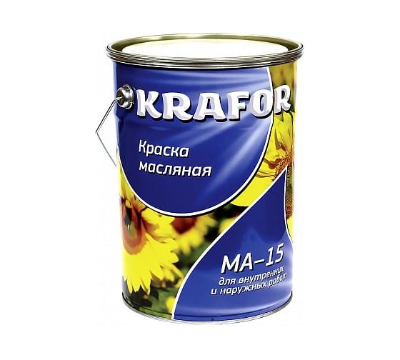 Краска KRAFOR МА-15 синяя 7 кг 4 26367