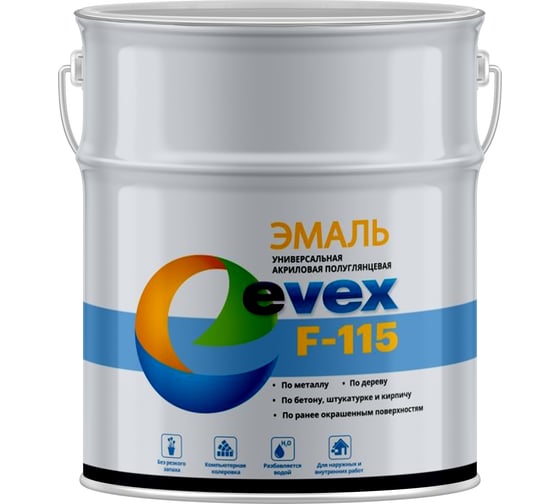 Эмаль Evex F-115 base C 6 кг 6036