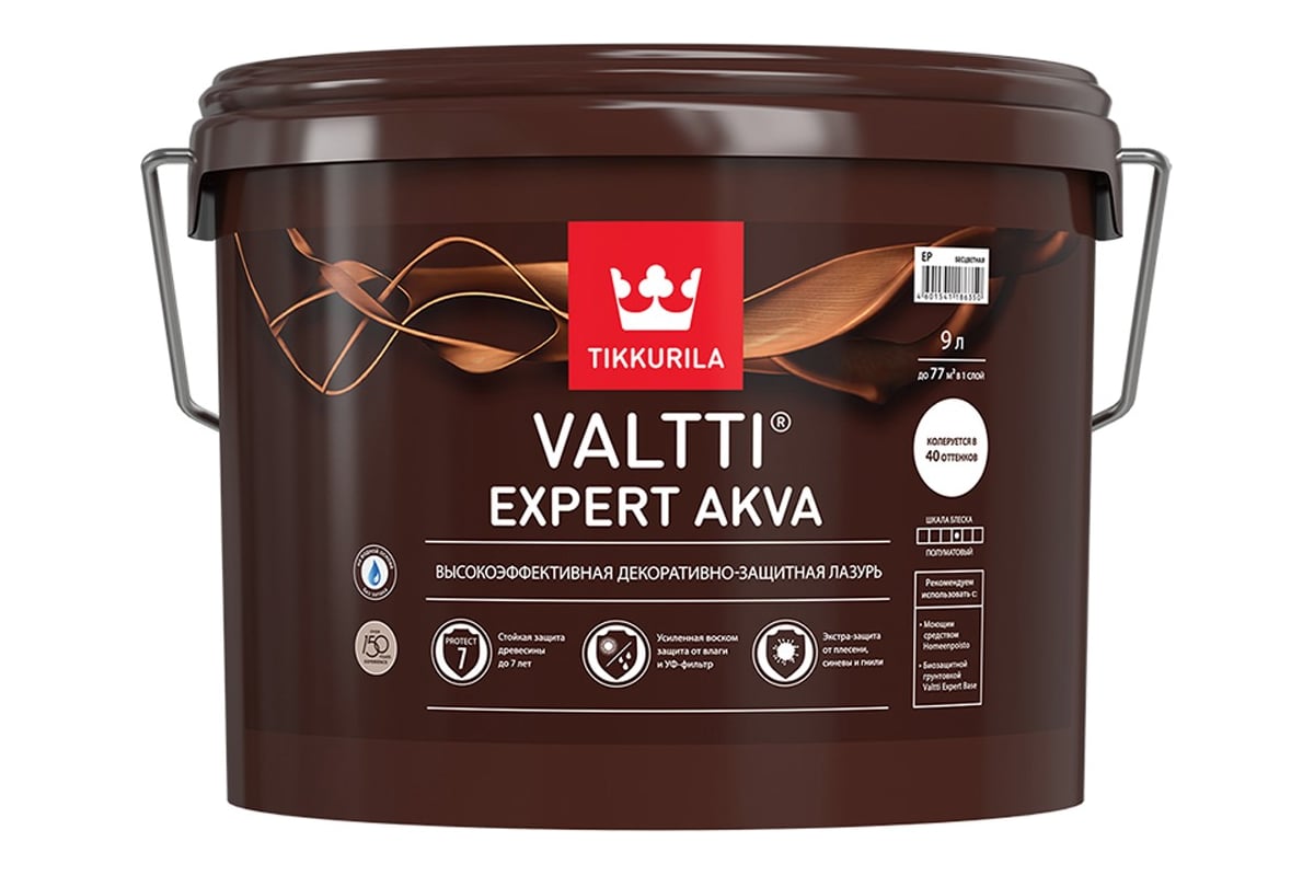 Tikkurila Valtti Expert Akva тик 9 л