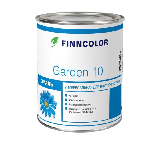 Эмаль FINNCOLOR Гарден 10 База С 0,9 Л 32304