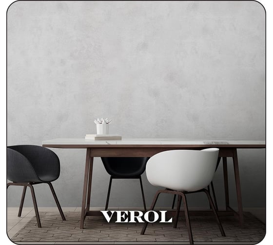 Фотообои на стену флизелиновые Verol 3D Принт бетон 400x283 см, 11,32 м2 207-ФФО-05886/