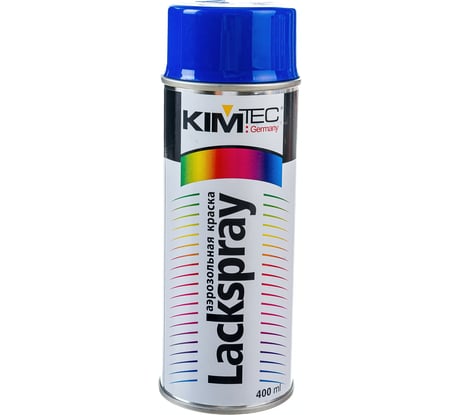 Аэрозольная краска KIM TEC синяя RAL5010 400мл 11587803