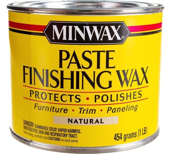 Воск для дерева Minwax PASTE WAX натуральный 453 гр v78500 1