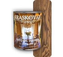 Масло для интерьера Kraskovar Deco Oil Interior Орех Гварнери 0,75 л 1599