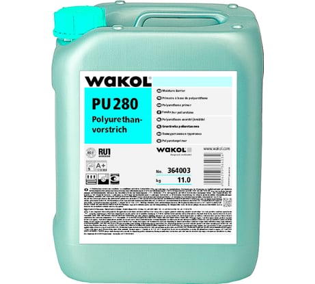 Грунтовка для блокировки влажности в стяжке WAKOL PU 280 ПУ 5 кг 364004
