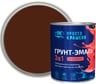 Грунт-эмаль по ржавчине ПРОСТОКРАШЕНО 3в1 шоколадная 0.8 к 81335