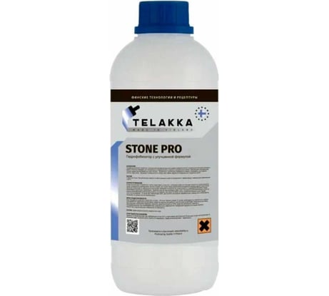 Гидрофобизатор с улучшенной формулой Telakka GIDROFOB STONE PRO пропитка, 1л 4673763647292