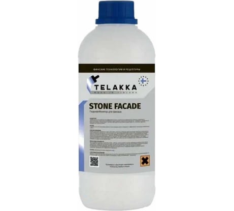 Гидрофобизатор пропитка для фасада Telakka GIDROFOB STONE FACADE 1л 4673763647285