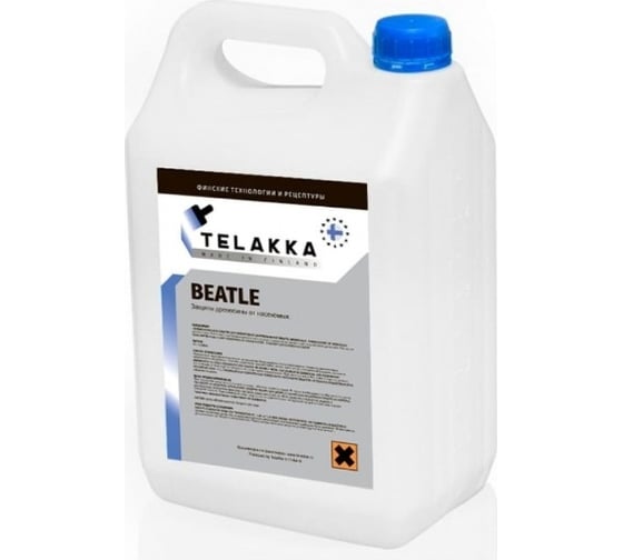 Средство для защиты древесины от насекомых Telakka BEATLE 5л 4673763647018 1